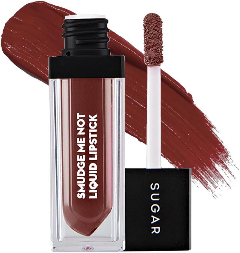 SUGAR Smudge Me Not Liquid Lipstick - 14 Teak Mystique (499)