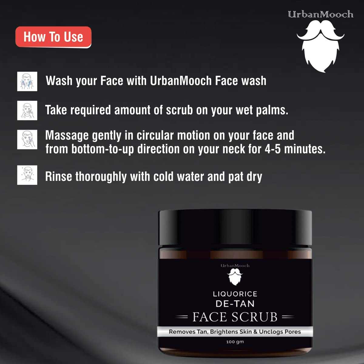 UrbanMooch Skin Brightening & Lightening Detan Facewash And Detan Face Scrub Combo For Instant Tan Removal Lohiya Retails