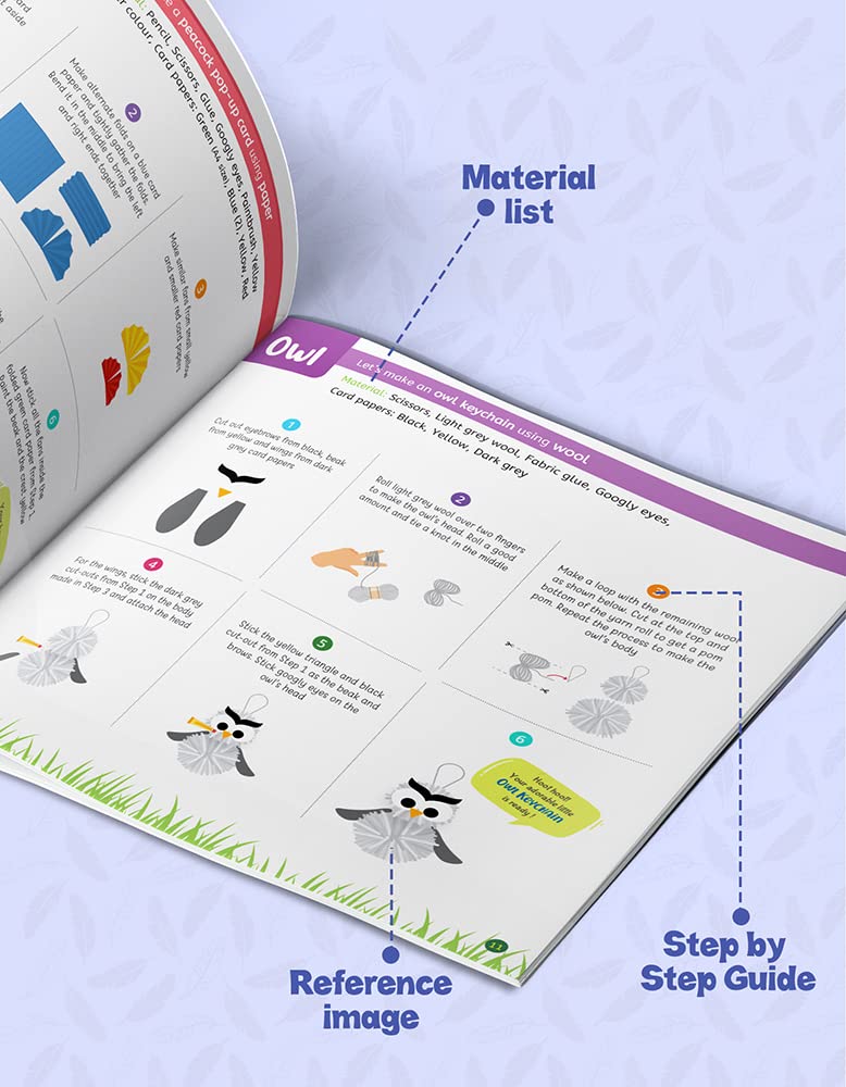Bird Craft Book for Kids | DIY Art & Sticker Activity Book - Image 4