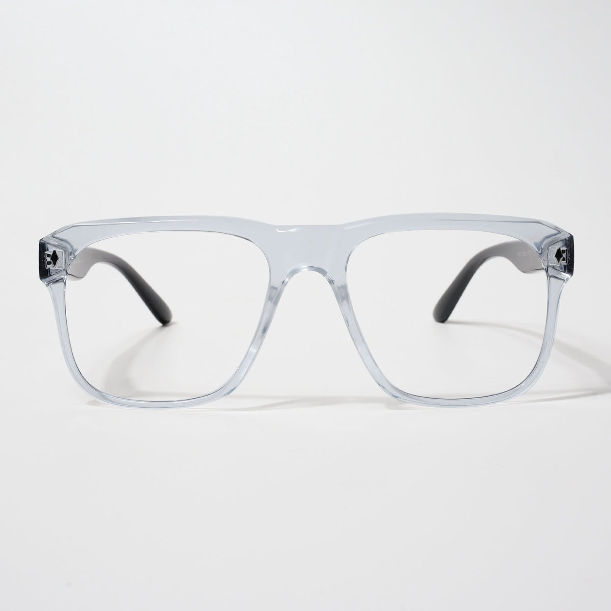 Eyejack Bell Bottom Transparent Square Eyeglasses for Men and Women - Style L361 - view 2
