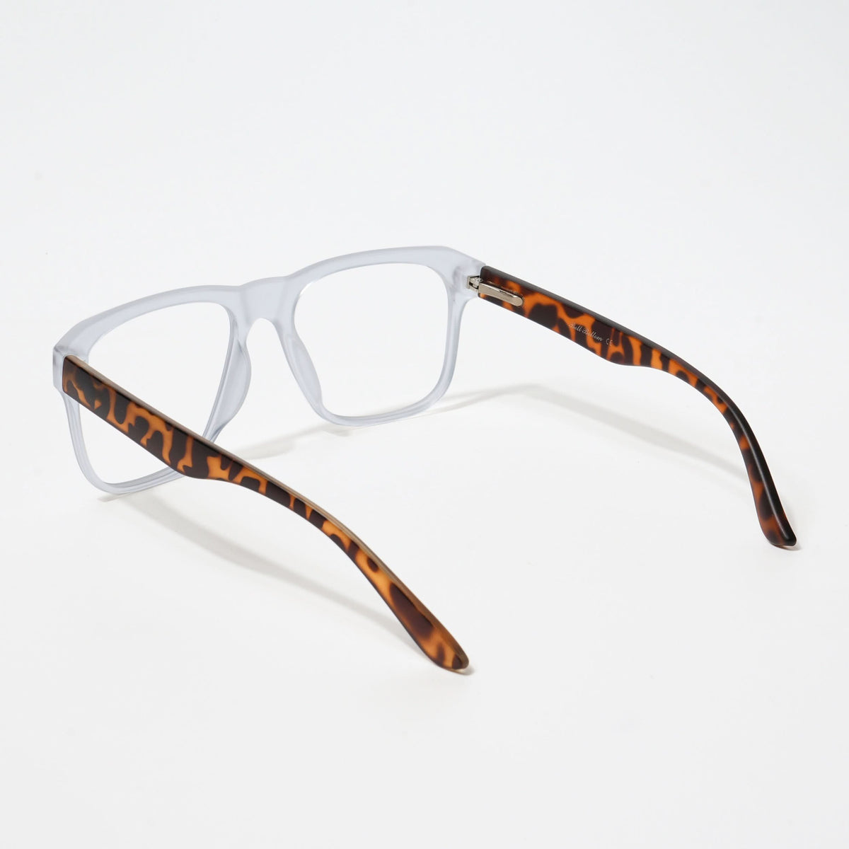 Eyejack Bell Bottom Matte Transparent Square Eyeglasses for Men and Women - Style L364 - view 3
