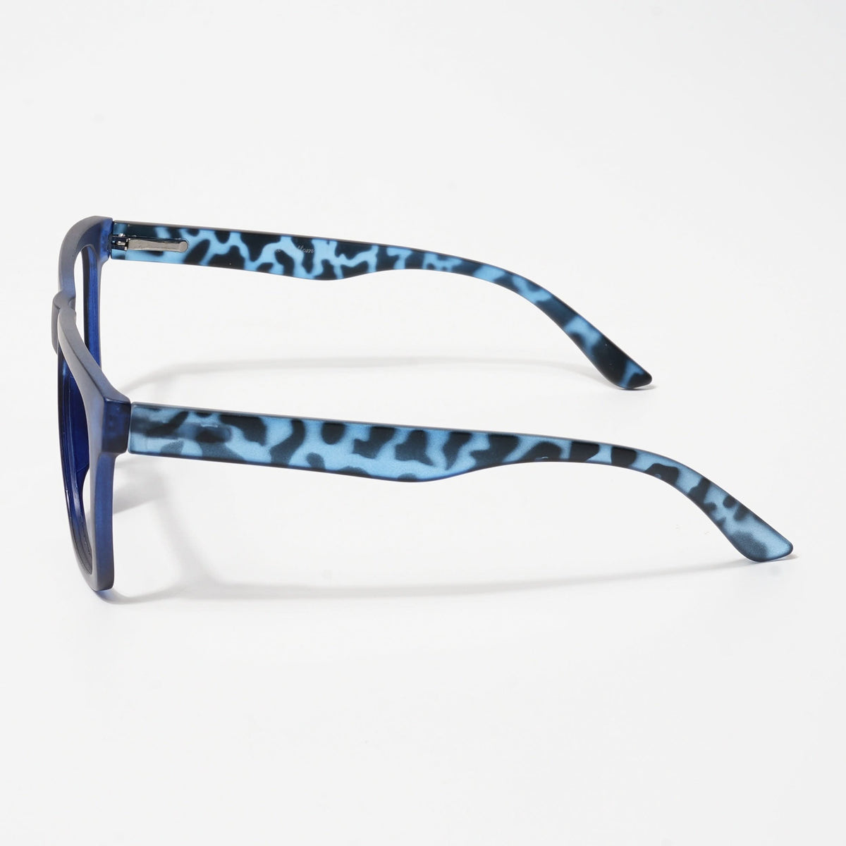 Eyejack Bell Bottom Matte Blue Square Eyeglasses for Men and Women - view 4