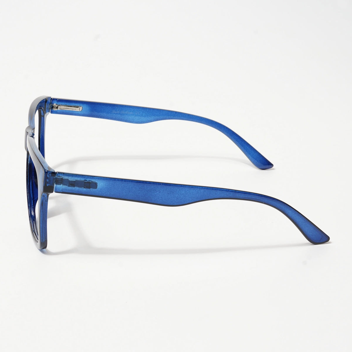 Eyejack Bell Bottom Shine Blue Square Eyeglasses for Men and Women - Style L375 - view 4