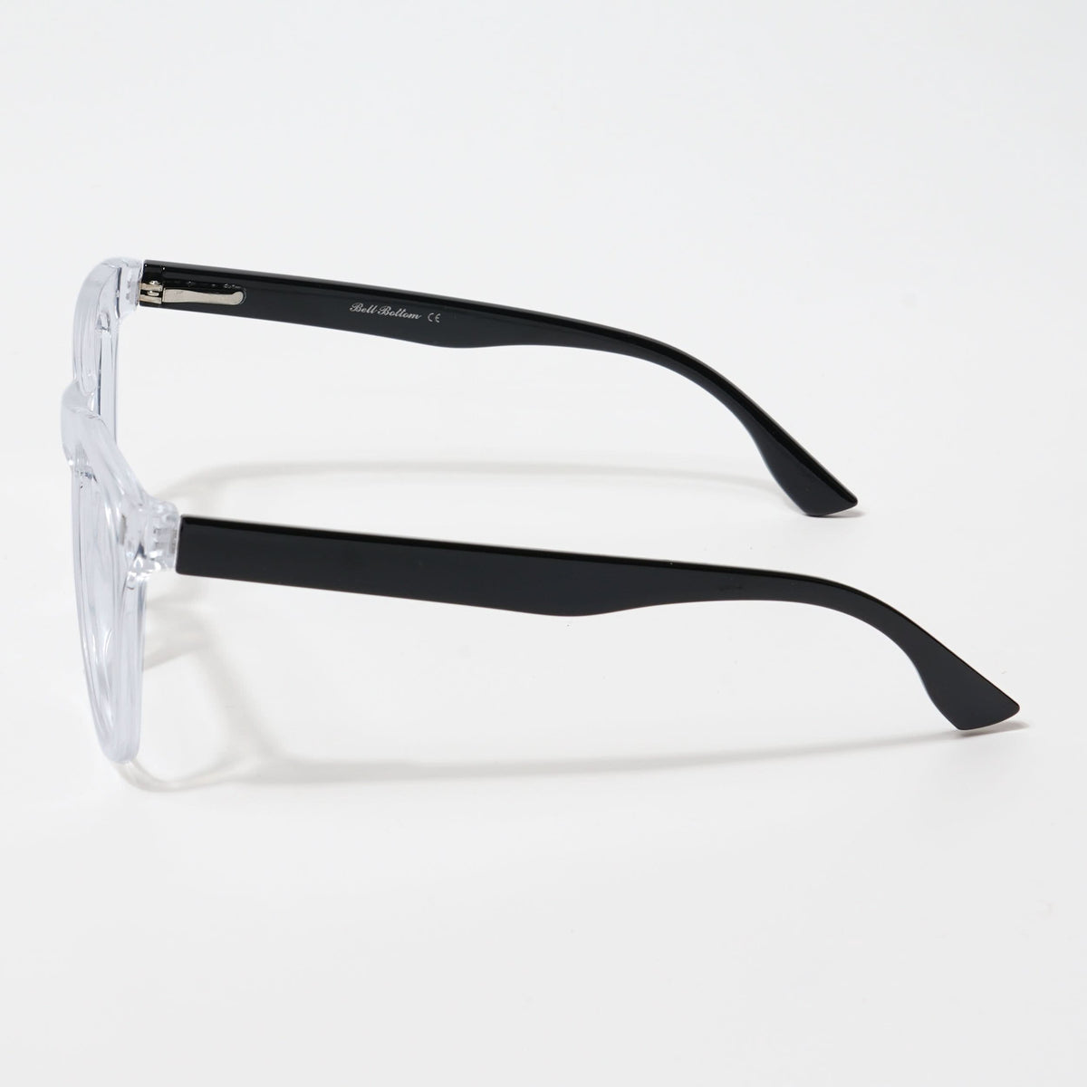 Eyejack Bell Bottom Transparent Square Eyeglasses for Men and Women - Style L388 - view 4