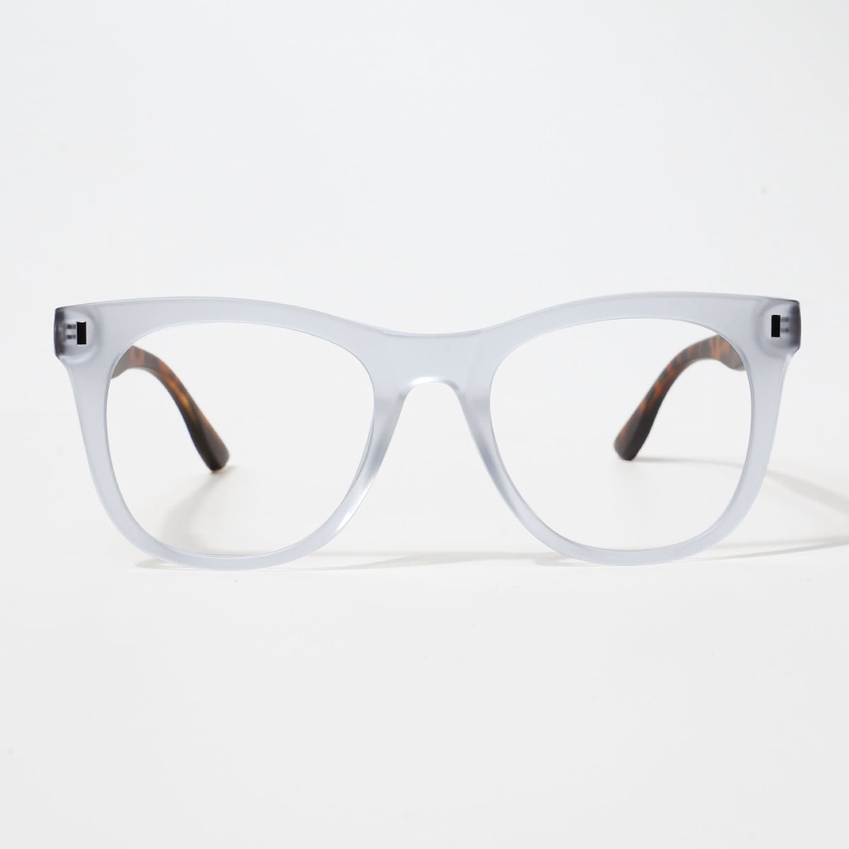 Eyejack Bell Bottom Matte Transparent Square Eyeglasses for Men and Women - Style L391 - view 2
