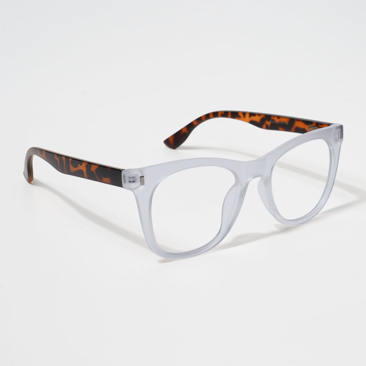 Eyejack Bell Bottom Matte Transparent Square Eyeglasses for Men and Women - Style L391 - view 1