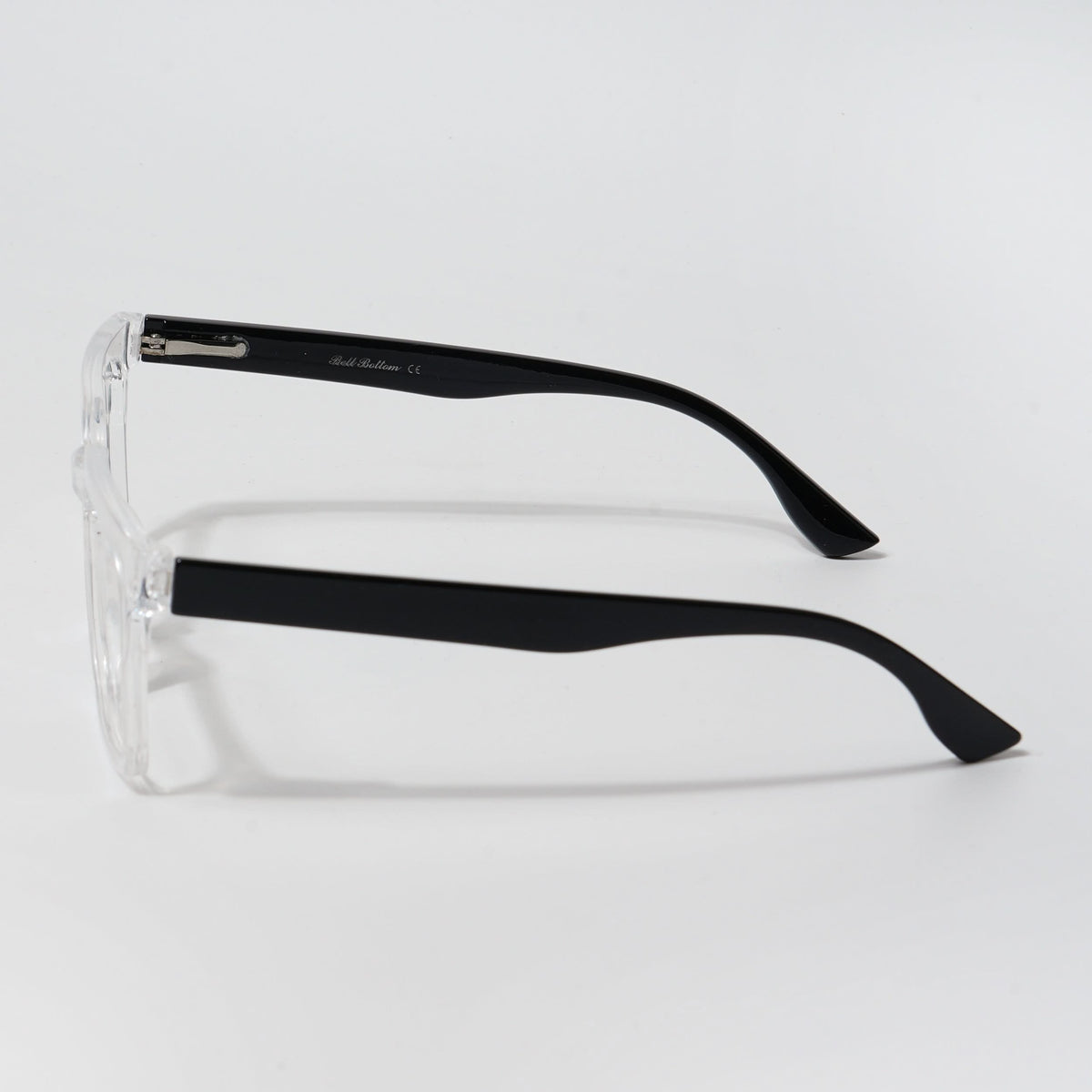 Eyejack Bell Bottom Transparent Rectangle Eyeglasses for Men and Women - Style L415 - view 4
