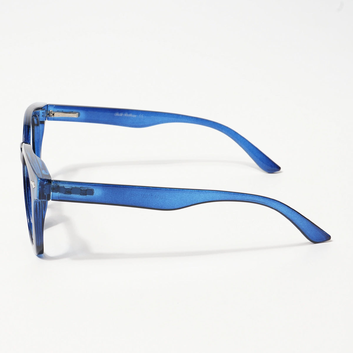 Eyejack Bell Bottom Shine Blue Square Eyeglasses for Men and Women - Style L429 - view 4