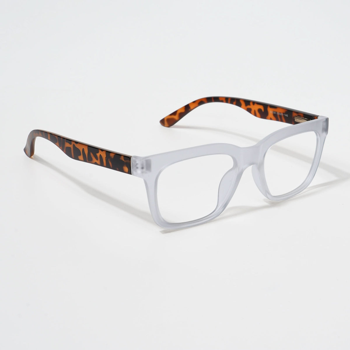 Eyejack Bell Bottom Matte Transparent Rectangle Eyeglasses for Men and Women - Style L436 - view 1
