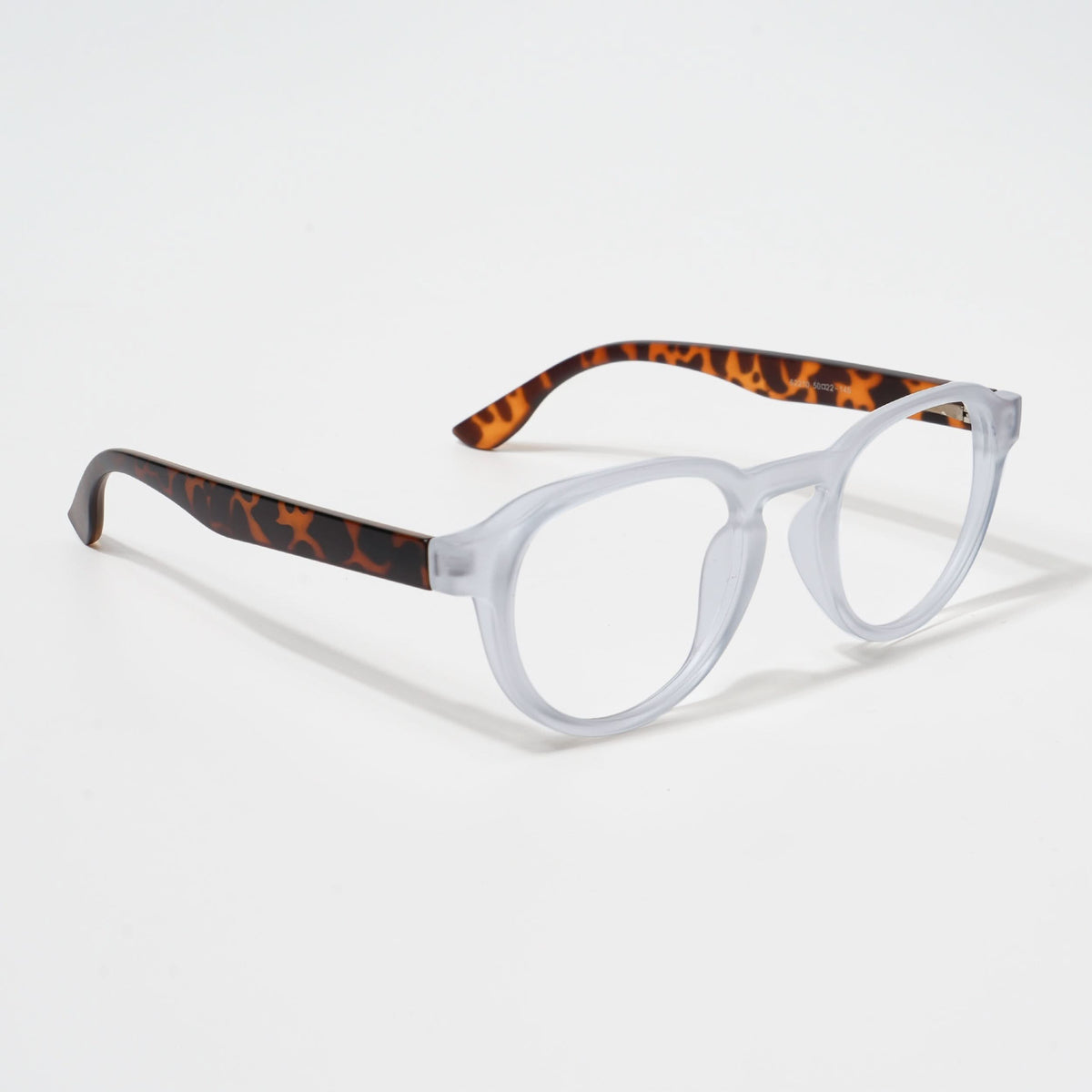 Eyejack Bell Bottom Matte Transparent Round Eyeglasses for Men and Women - view 1