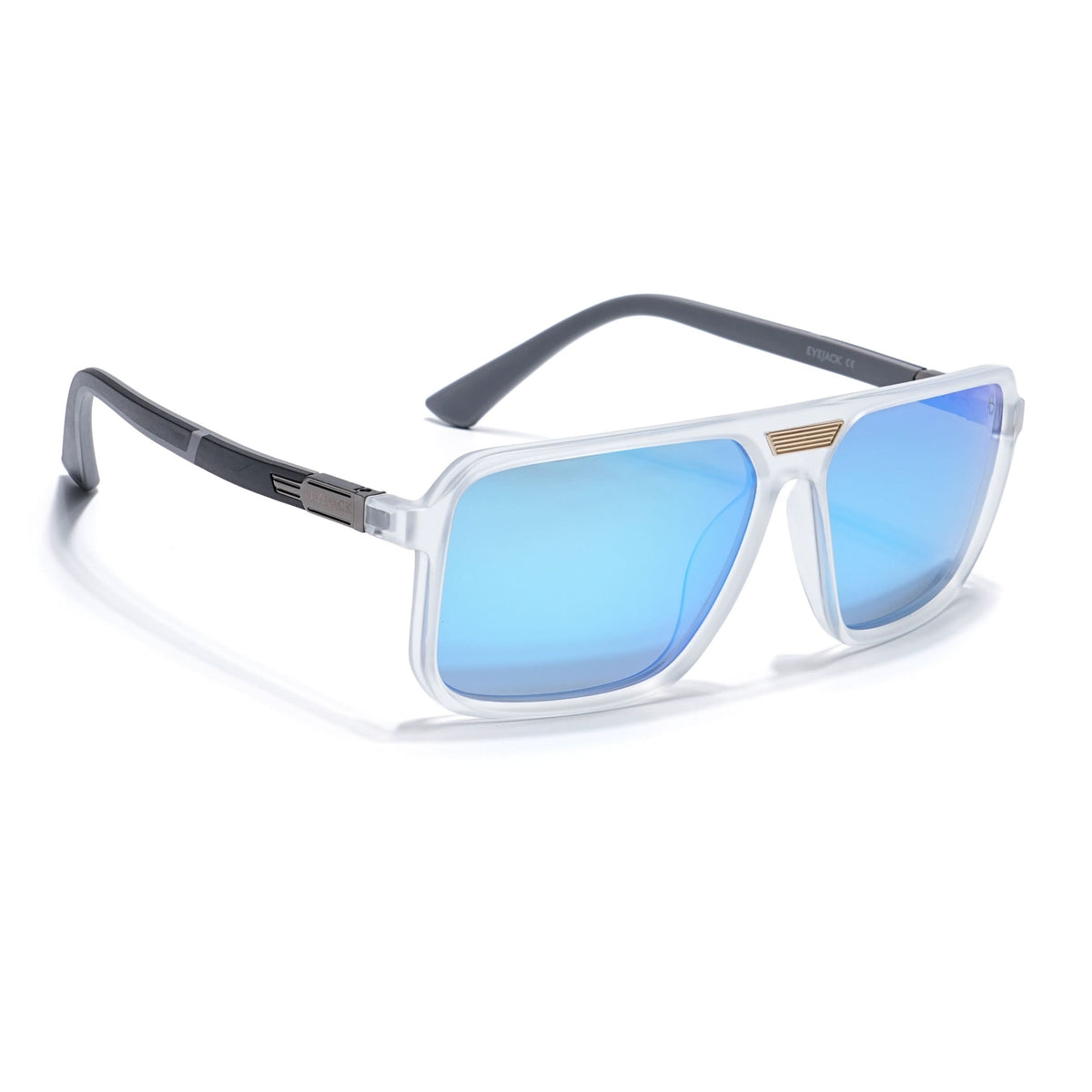 Eyejack Transparent Square Sunglasses for Men and Women - Style 1119 - view 1