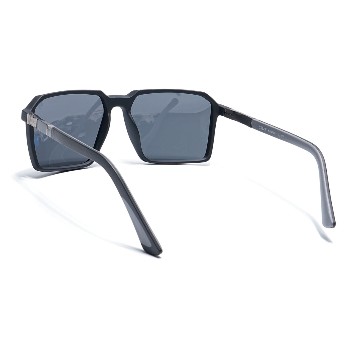 Eyejack Black Square Sunglasses for Men and Women - Style 1121 - view 6