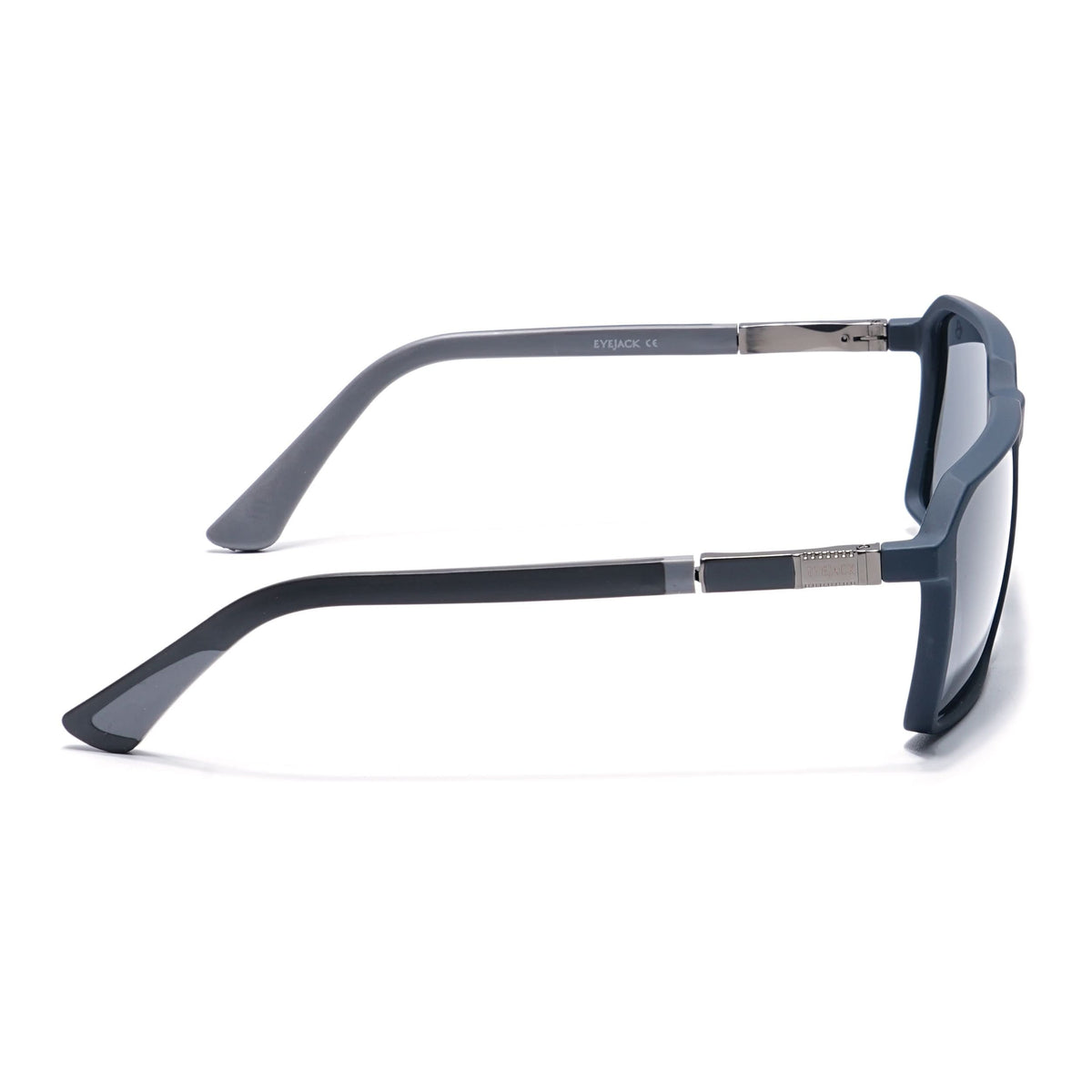 Eyejack Blue Square Sunglasses for Men and Women - Style 1123 - view 7