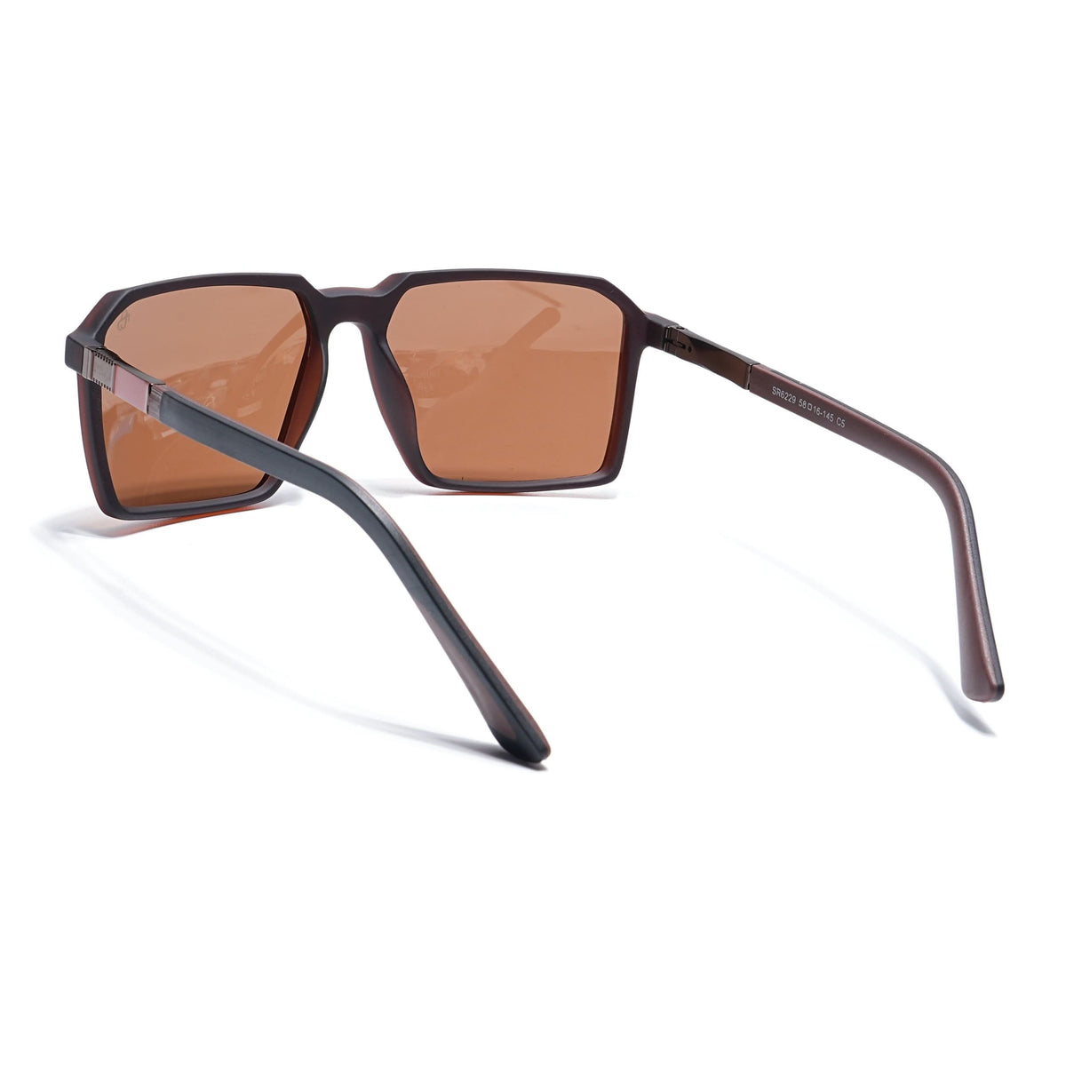 Eyejack Brown Square Sunglasses for Men and Women - Style 1124 - view 6
