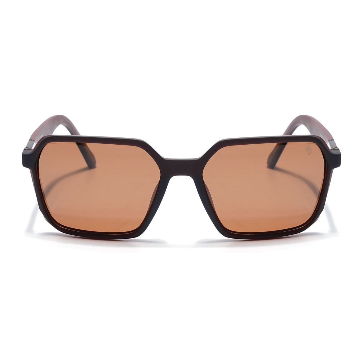 Eyejack Brown Square Sunglasses for Men and Women - Style 1128 - view 4