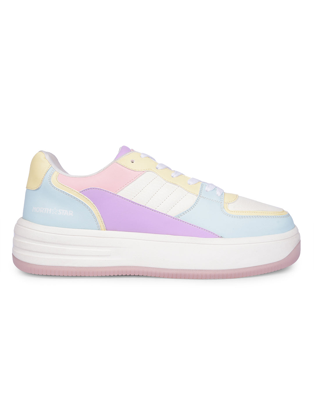 North Star Women Multicolour Casual Lace-up Sneakers - Multicolour - View 2