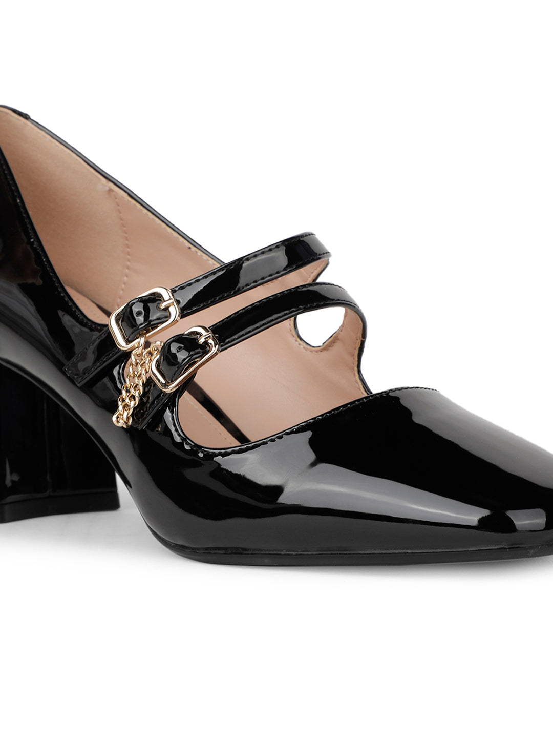 Nine West Women Pointed-Toe Block Heel Mary janes - Black - View 5