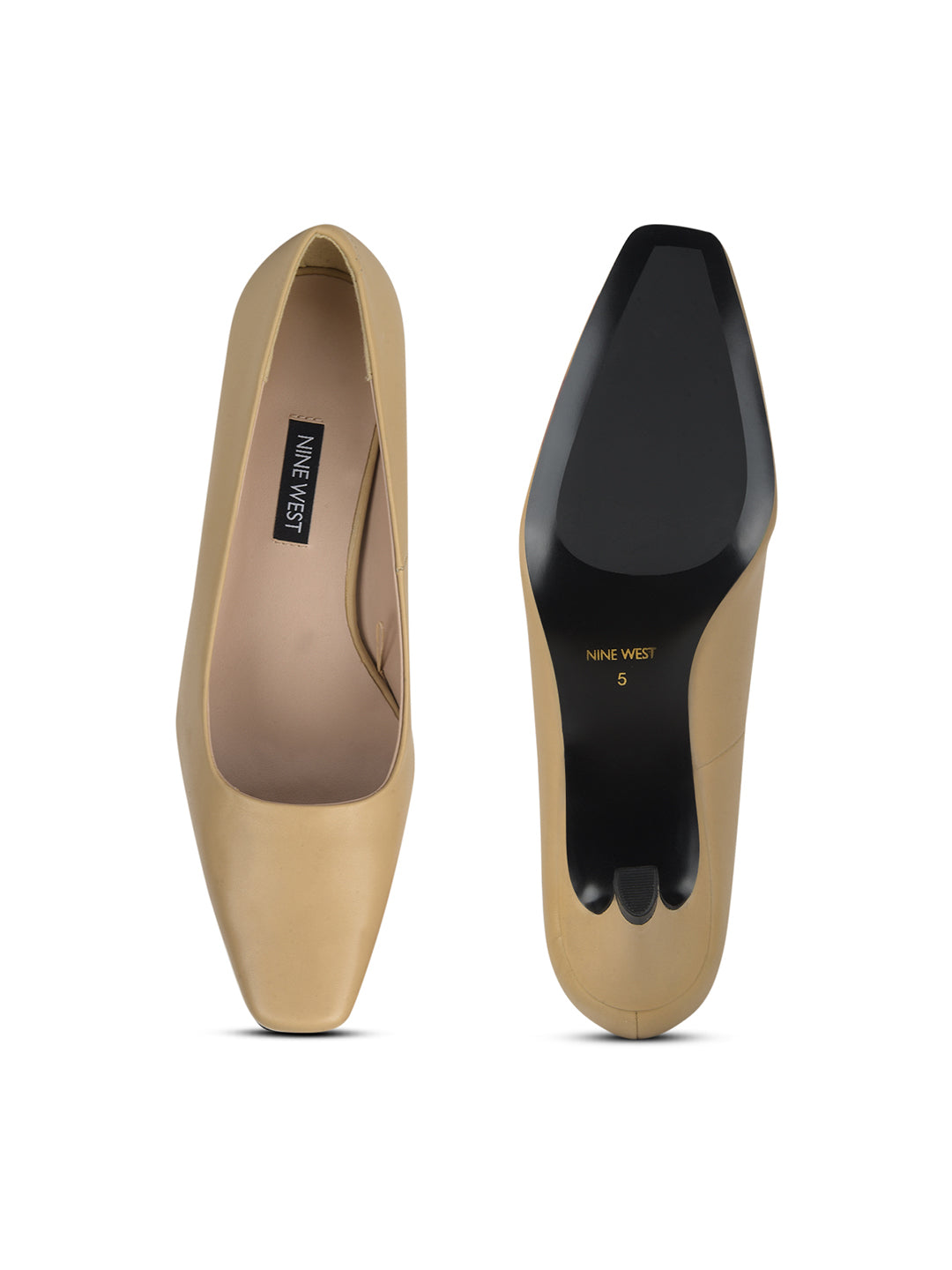 Nine West Women Pointed-Toe Casuals Pump - Beige - View 4