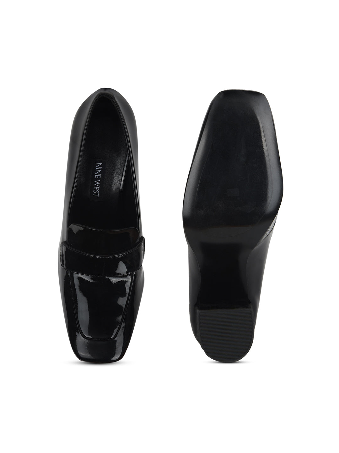 Nine West Women Casual Block Heel Pump - Black - View 4