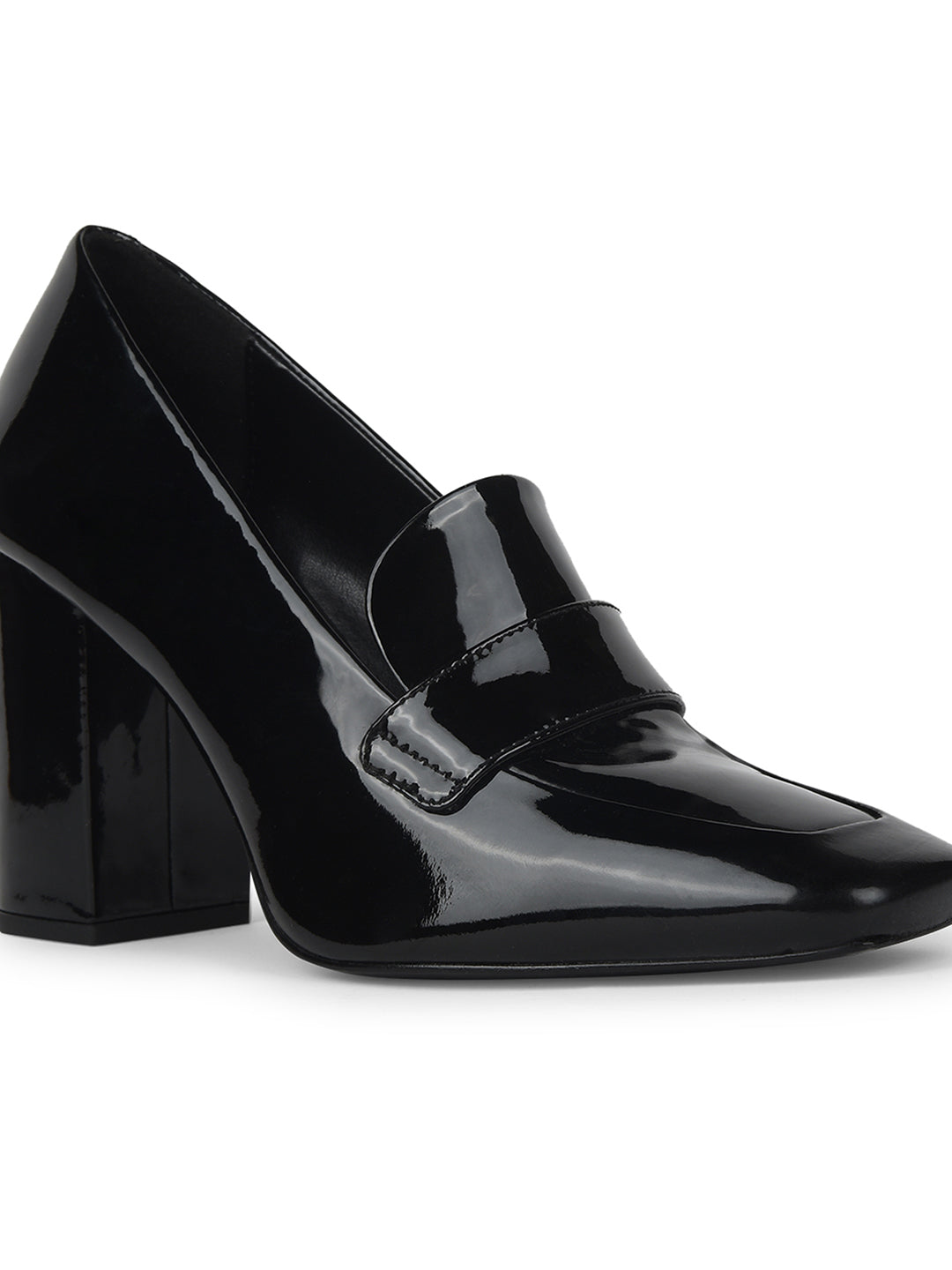 Nine West Women Casual Block Heel Pump - Black - View 5