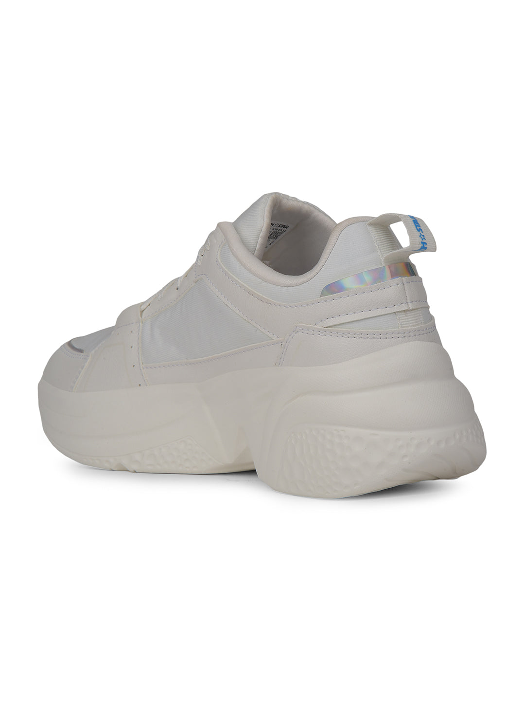 North Star Women White Casual Lace-up Sneakers - White - View 3