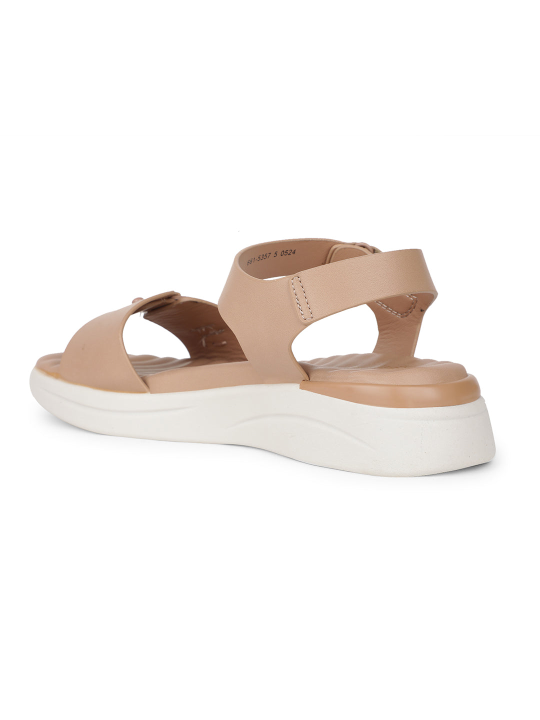 Bata Comfit Women Pink Velcro Strap Wedge Heel Sandal - Pink - View 3