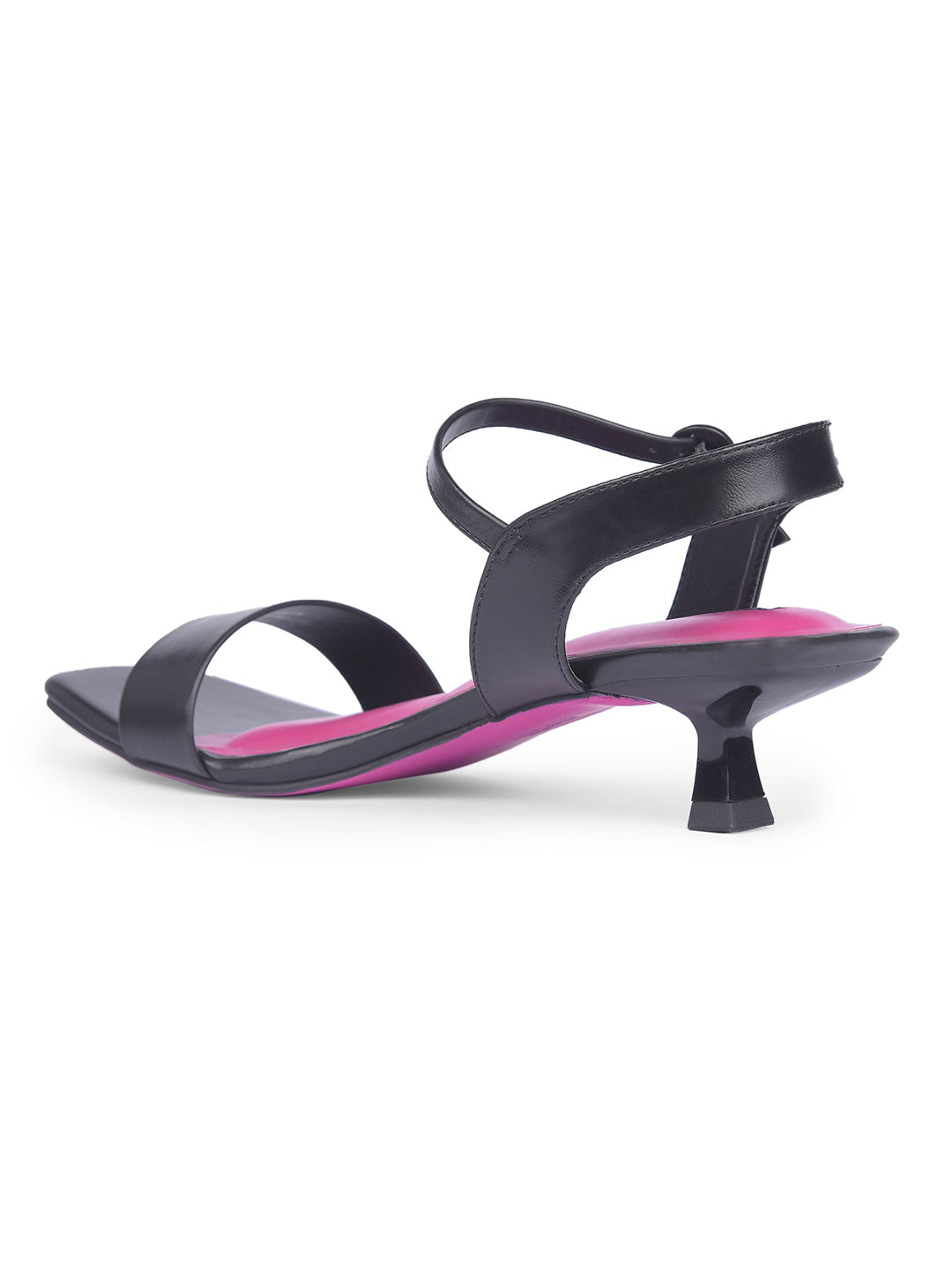 Bata Women's Black Stiletto Heel Sandals - Black