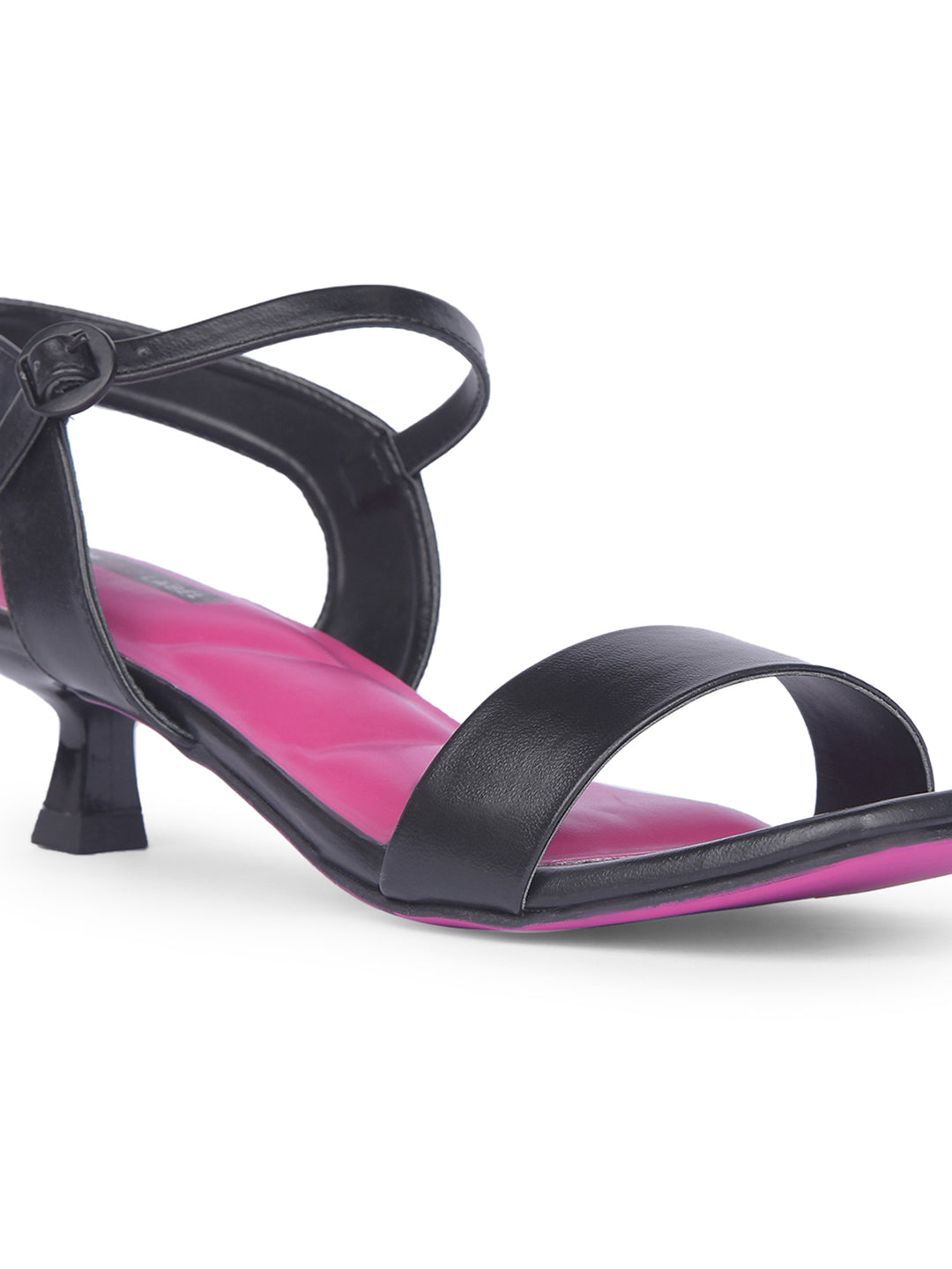 Bata Women's Black Stiletto Heel Sandals - Black