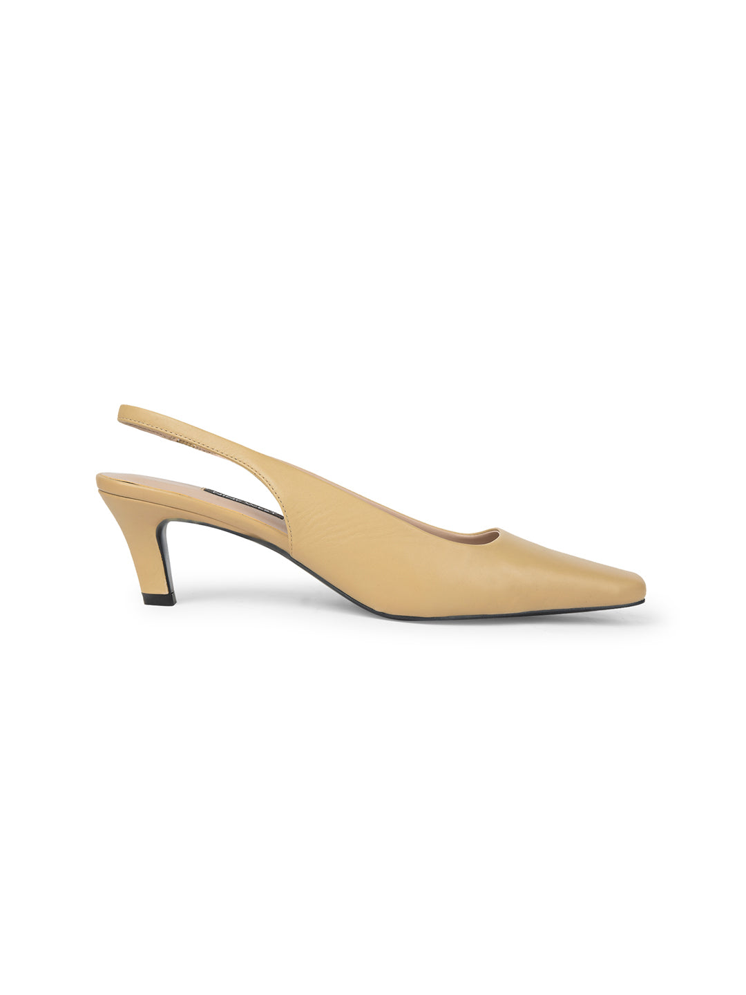 Nine West Women Pointed-Toe Kitten Heel Sandal - Beige - View 2