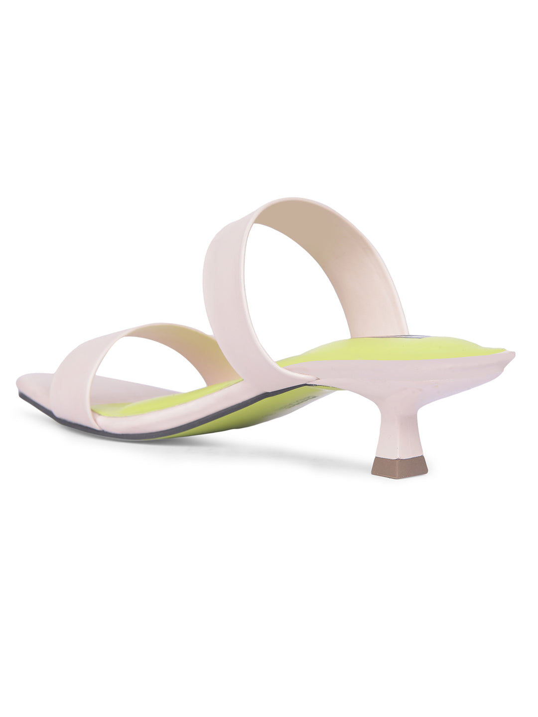 Bata Women Off White Kitten Heel Mule Sandal - Off White - View 3