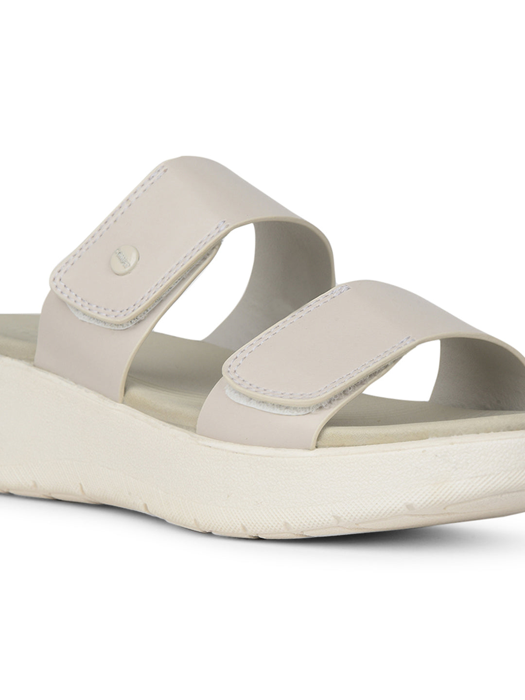 Bata Comfit Women Off White Platform Heel Mule Sandal - Off White - View 5