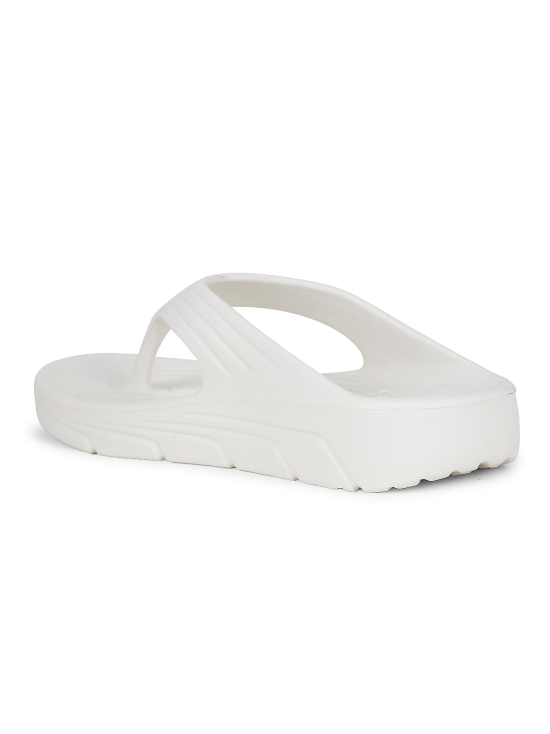 Floatz Women White Wedge Heel Thong Sandal - White - View 3