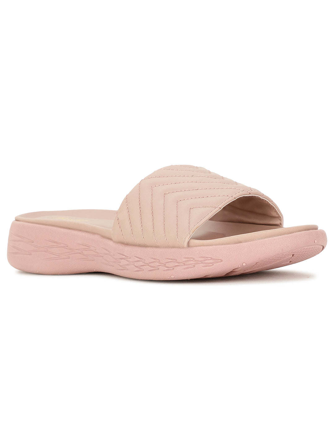 Bata Women's Orange Casual Mule Slippers - Orange