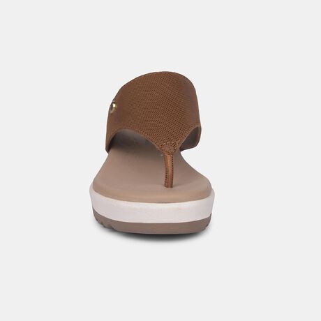 Hush Puppies Women Light Brown Wedge Heel Ballerina