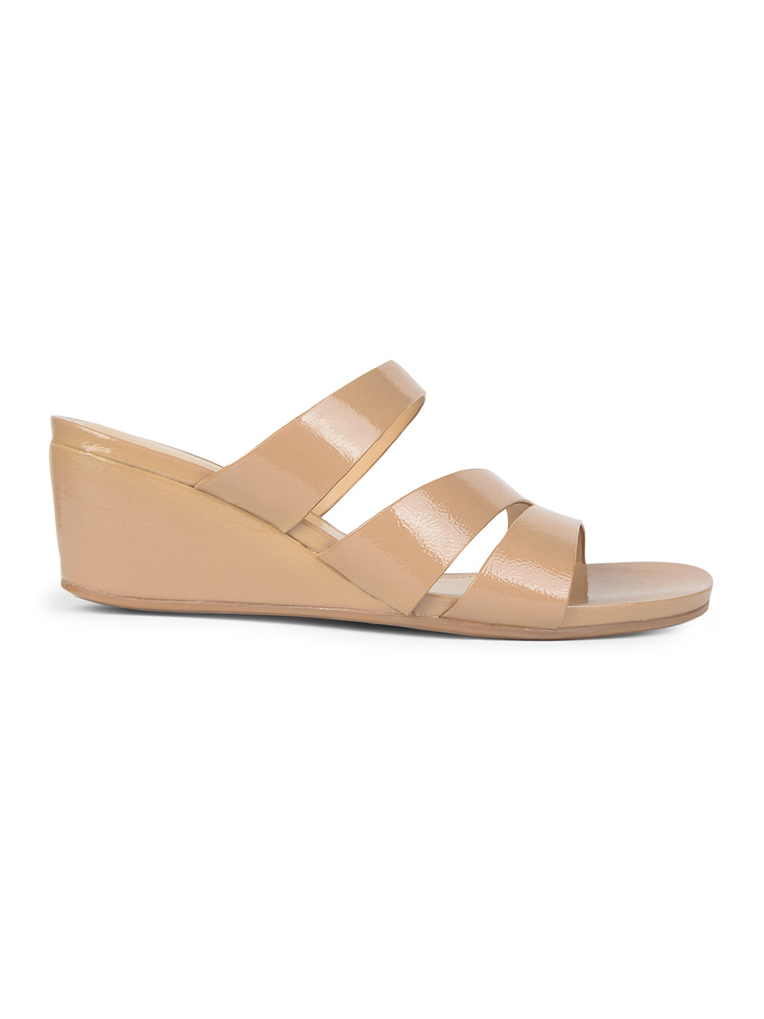 Hush Puppies Women Beige Wedge Heel Mule Sandal - Beige - View 2