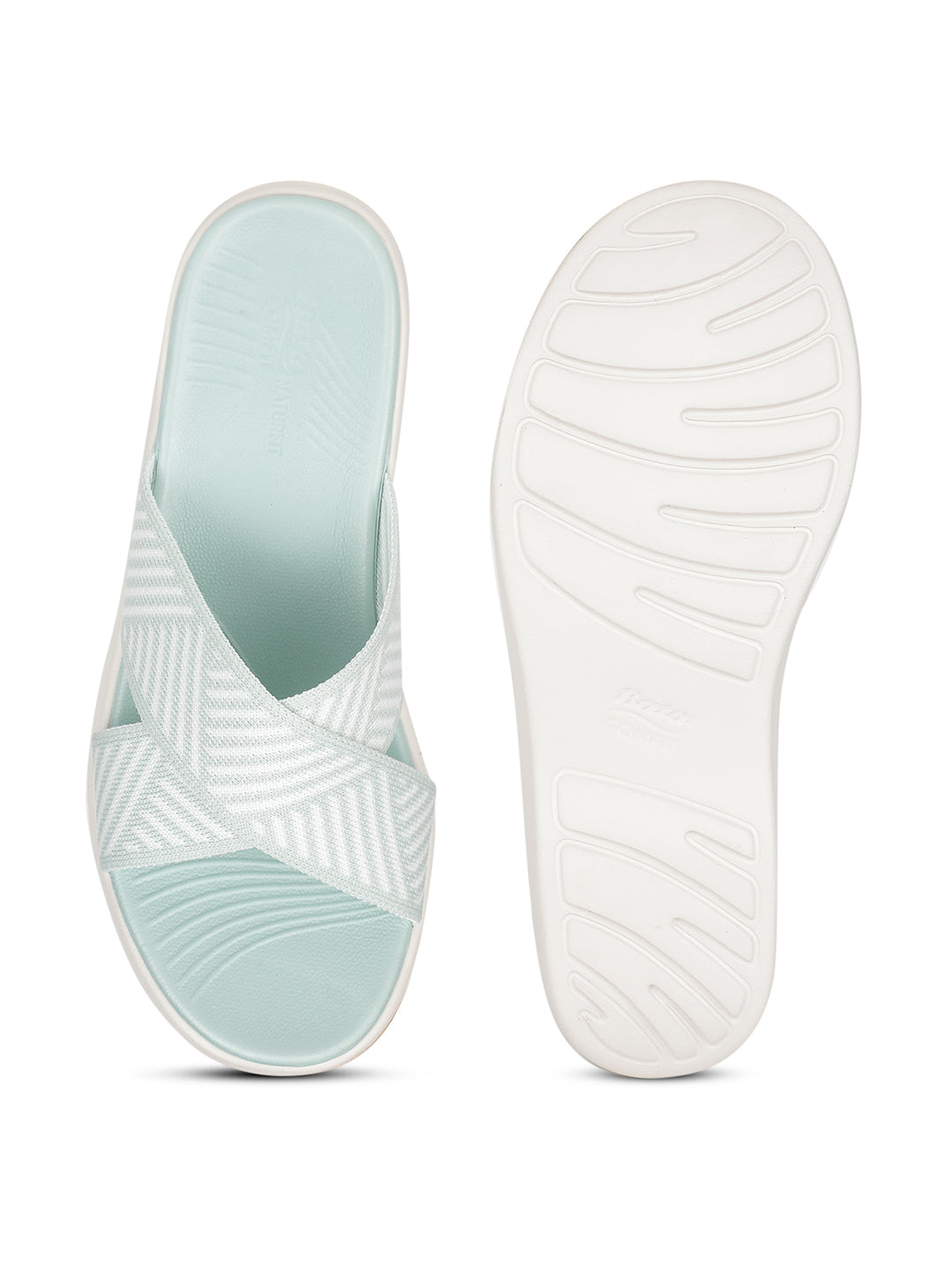 Bata Comfit Women Green Wedge Heel Mule Sandal - Green - View 4