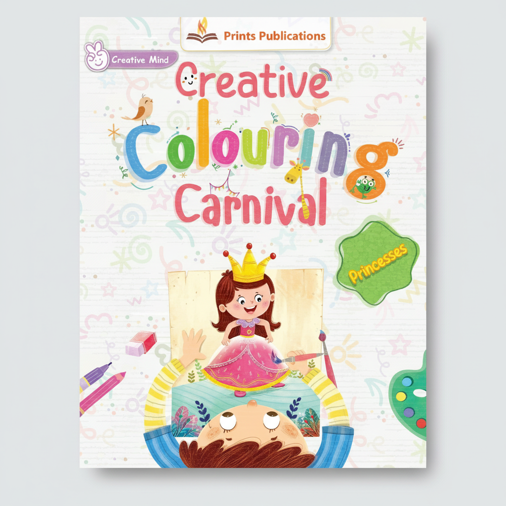 Princesses: Creative Colouring Carnival - 10-Book Set for Kids & Budding Artists Prints Publications