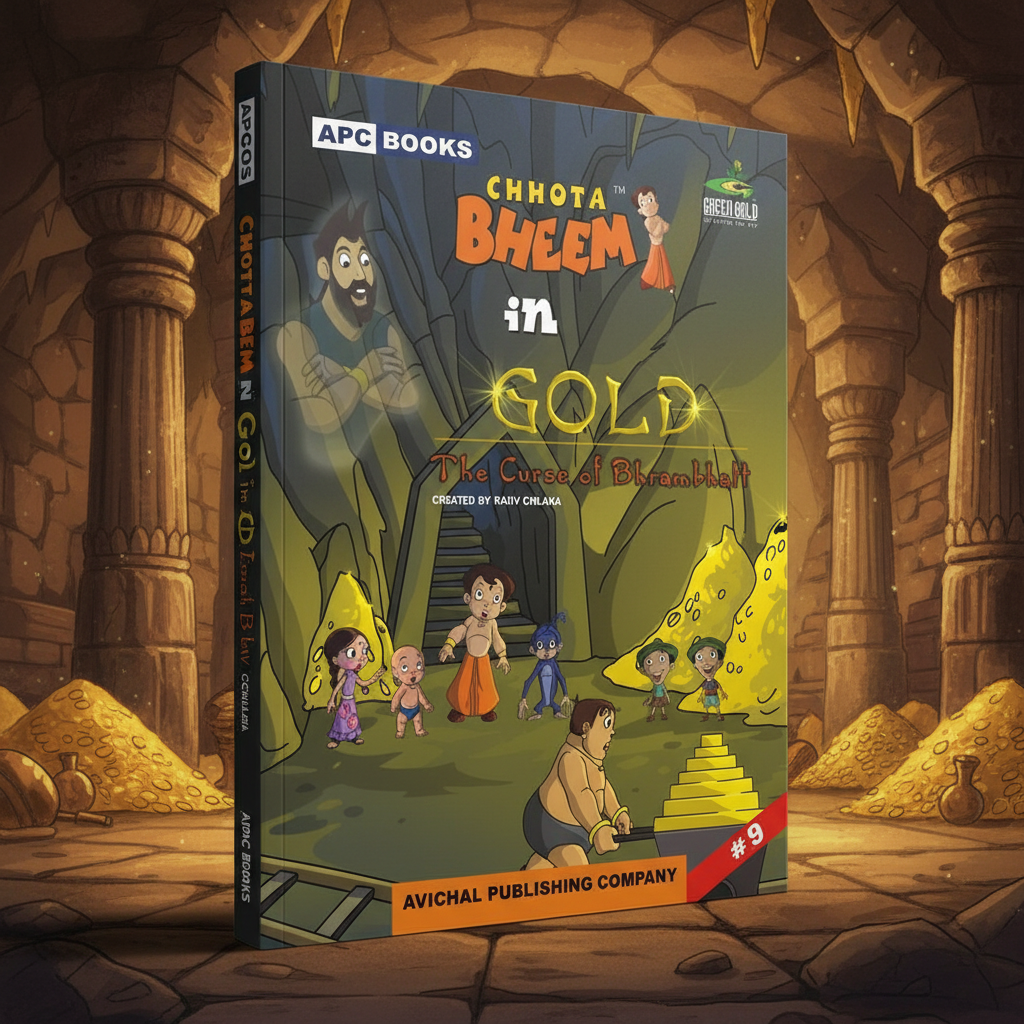 APC Chhota Bheem In Gold The Curse Of Bhrambhatt Volume 9 Prints Publications