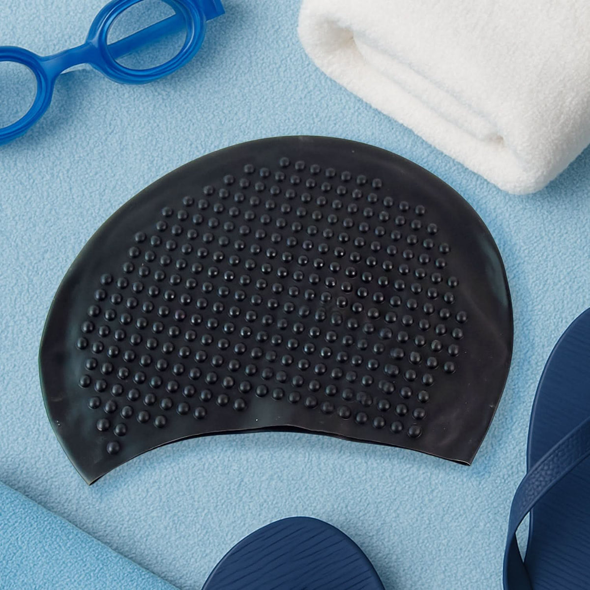Premium Silicone Waterproof Swimming Cap (1 Pc) HP DD
