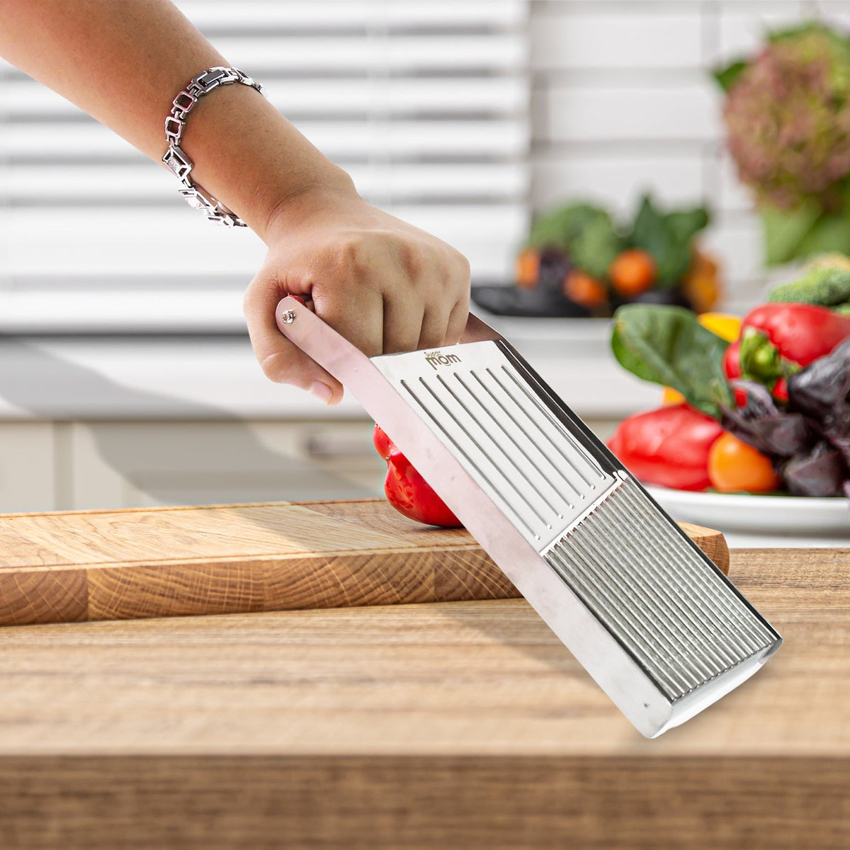 Supermom Stylish Stainless Steel Vegetable Fruit Slicer HP DD