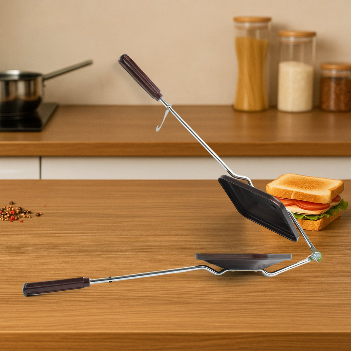 Apex Regular Non-stick Flame-based Sandwich Toaster HP DD