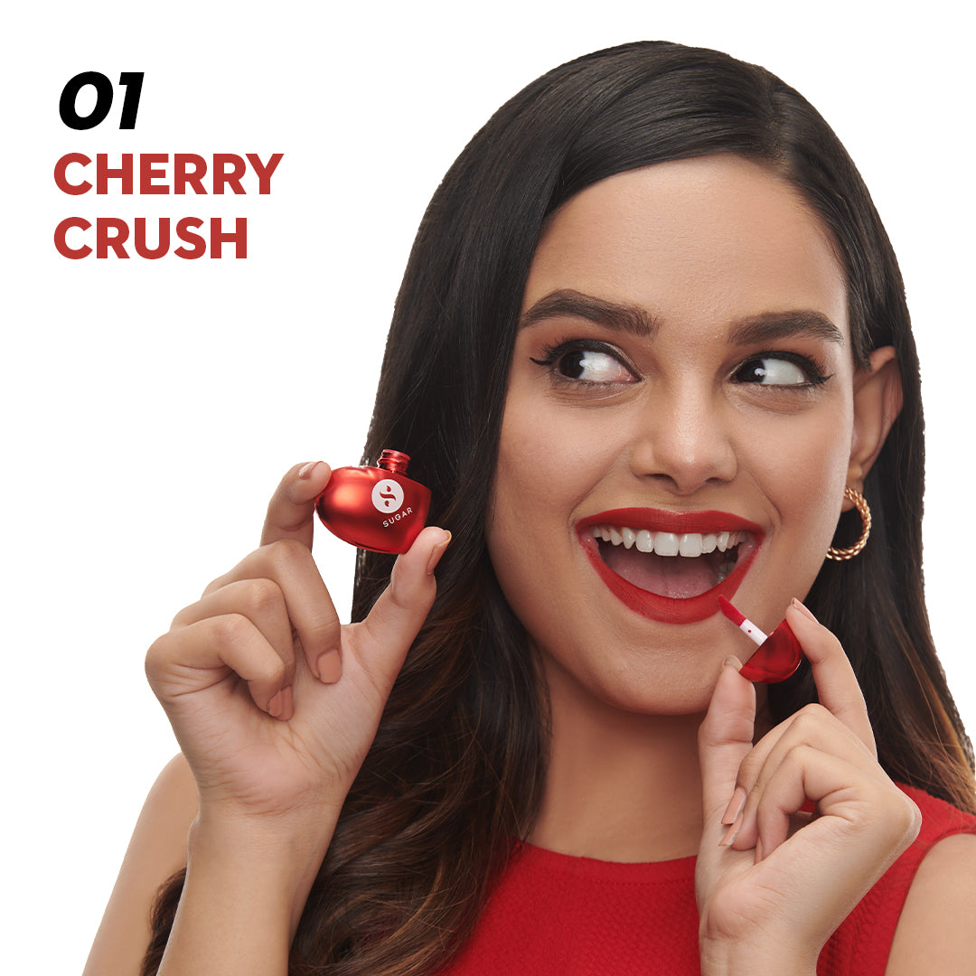SUGAR La La Love 18Hr Liquid Lipstick 01 Cherry Crush (Blister) 399