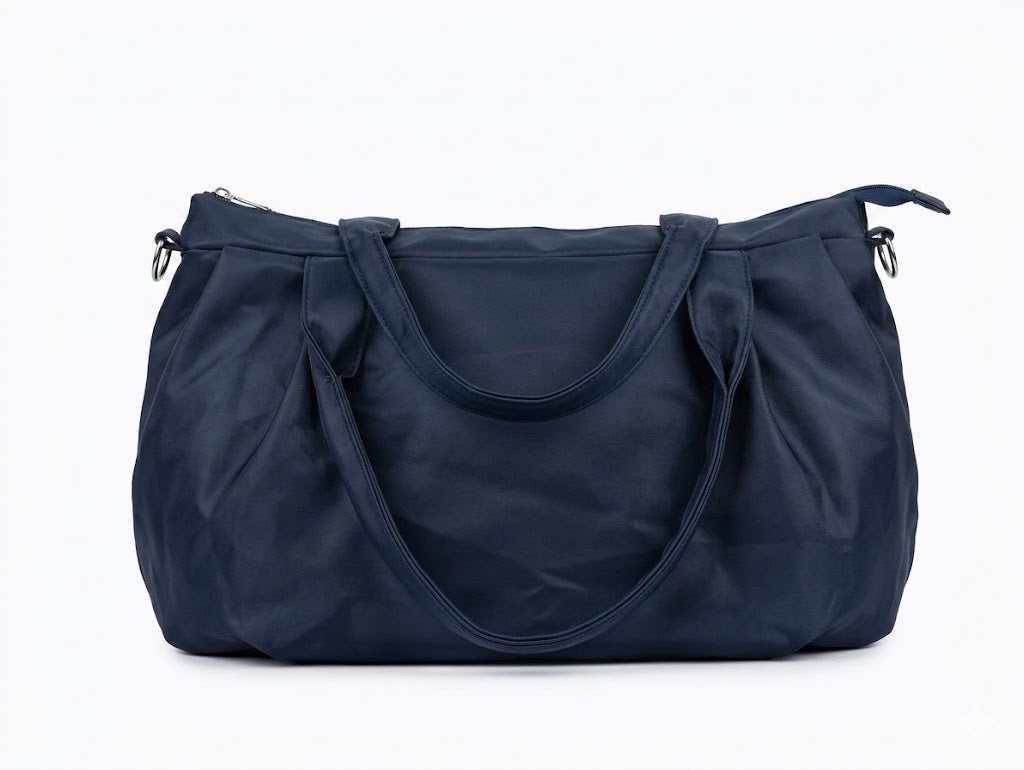 Buddy Cares Women Floral & Butterfly Embroidered Shoulder Bag | Adjustable Crossbody Strap – Navy Blue – view 6 – Buddy Cares