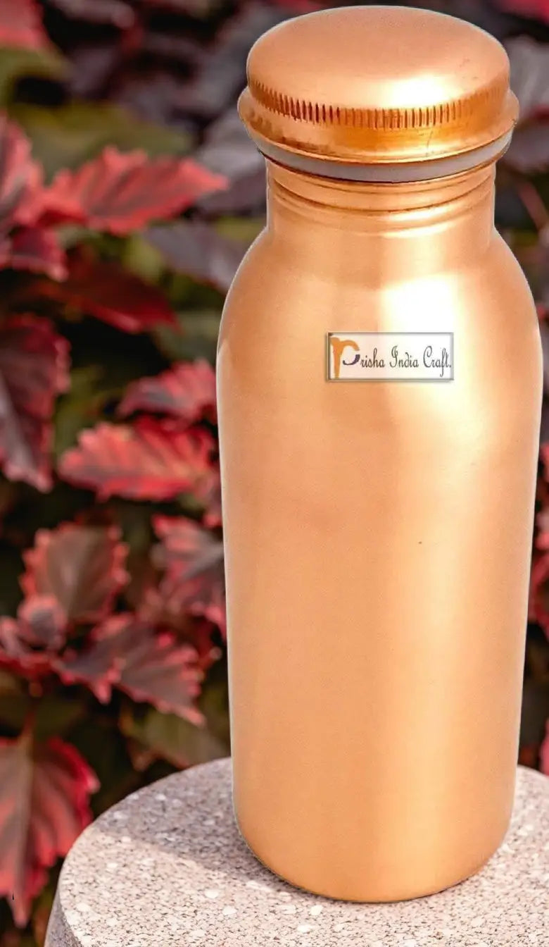 Pure copper water bottle (500ml) | PRISHA INDIA CRAFT Prisha India Craft