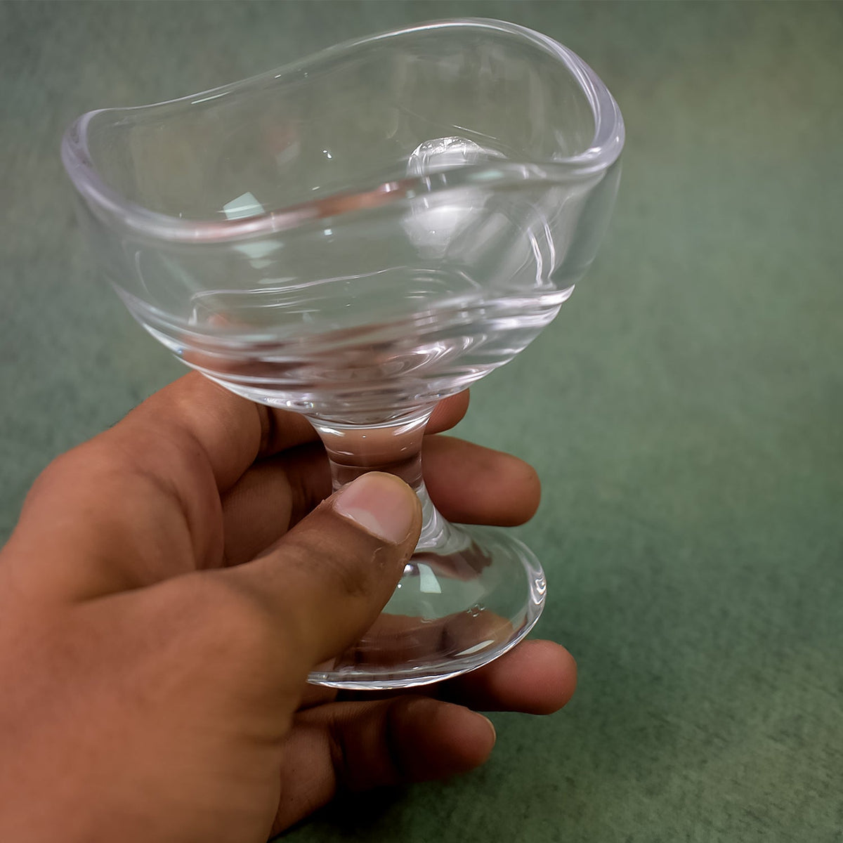 Glass Footed Dessert Bowl Ice Cream Cup (2 Pcs Set) HP DD