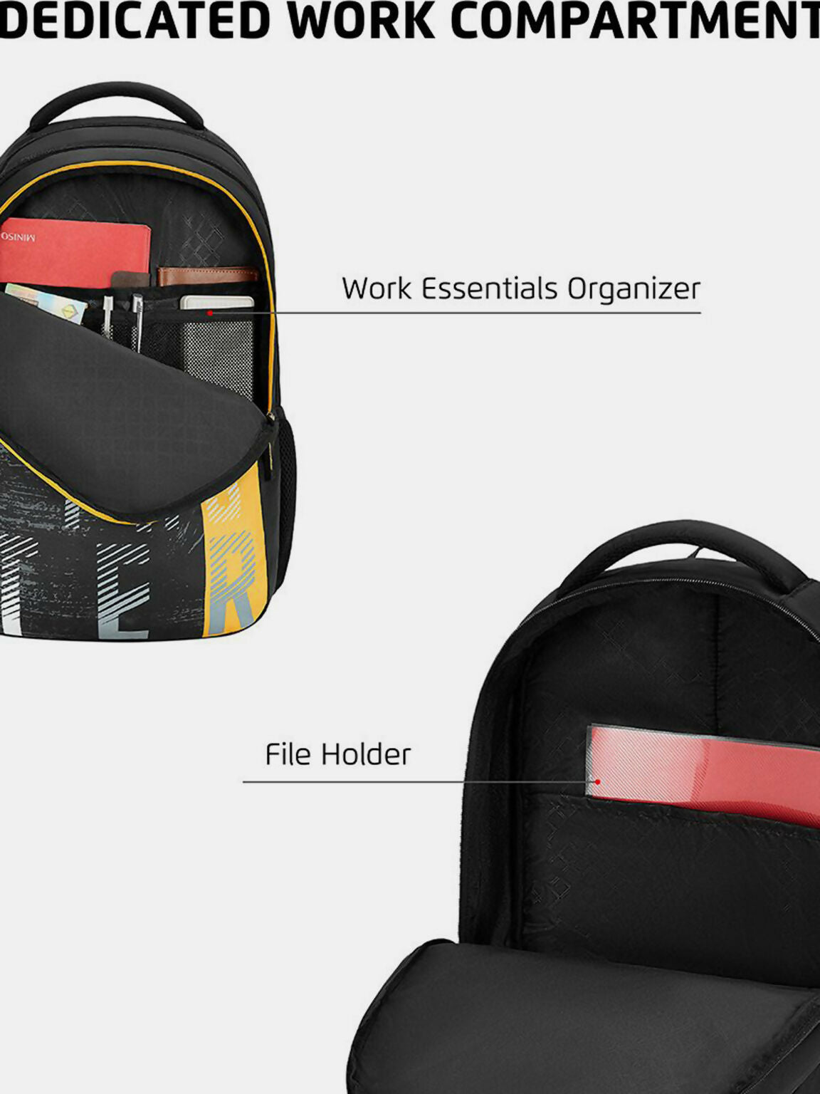 SAFARI Large 37 L Backpack Pulse 4 (Black)