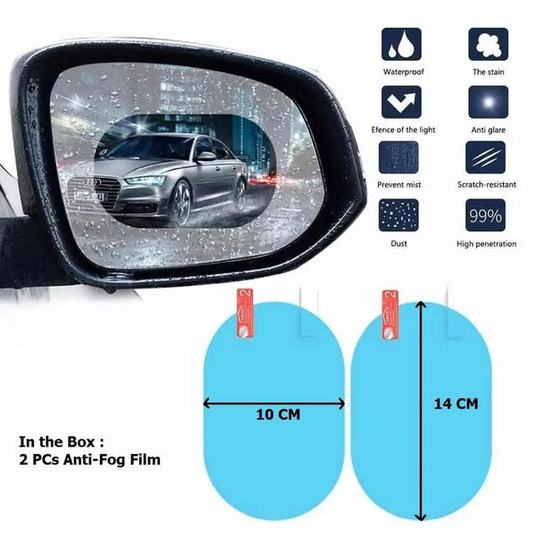 Rearview Mirror Protective Film – Anti-Scratch, Anti-Fog & Waterproof HP DD