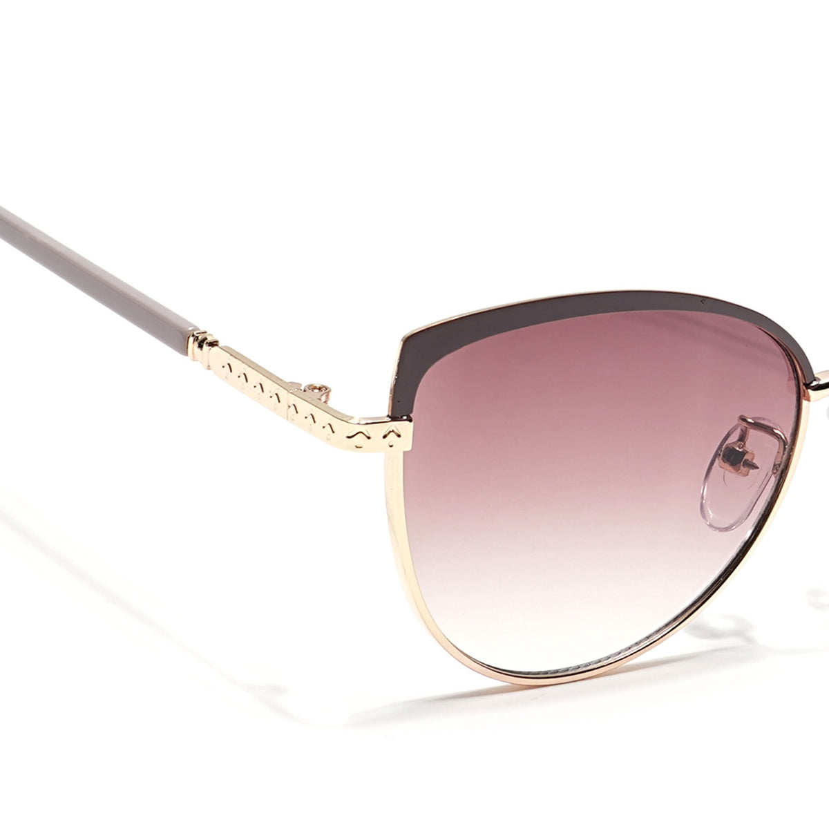 Eyejack Golden & Brown Cateye Sunglasses for Men and Women - Style L831 - view 4