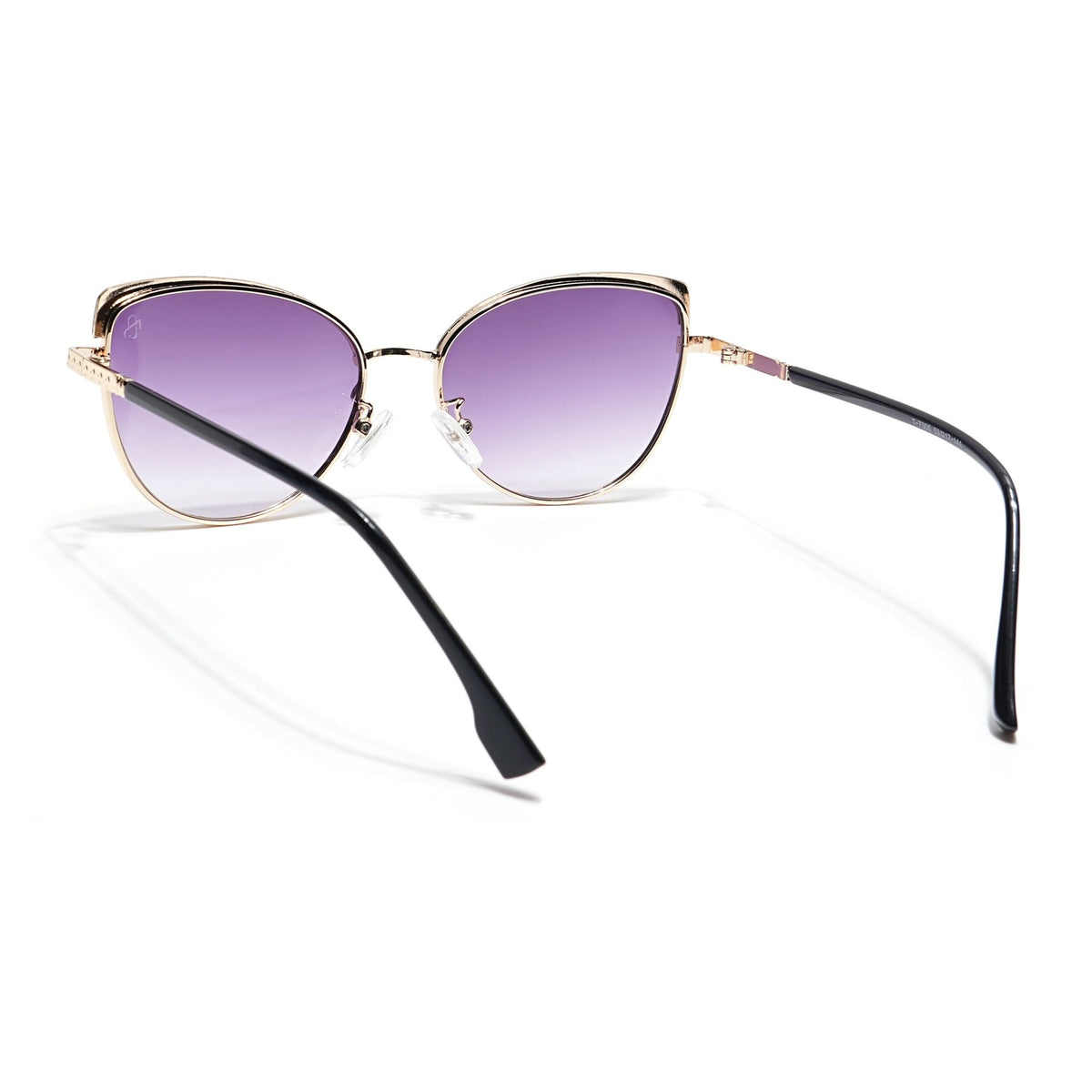 Eyejack Golden & Black Cateye Sunglasses for Men and Women - Style L842 - view 6