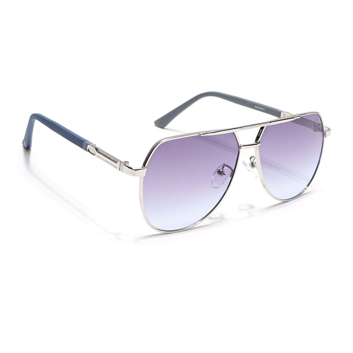 Eyejack Silver Aviator Sunglasses for Men and Women - view 3